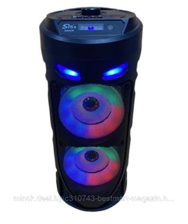 Колонка ZQS-6212 +Микрофон +Пульт | КАРАОКЕ | Портативная | BT SPEAKER - фото 9 - id-p168939210