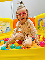 Детский манеж-бассейн с надувными бортиками, фото 1