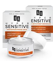 Ежедневный увлажняющий крем AA "Hypersensitive 24 часа" для всех типов кожи, 50 мл