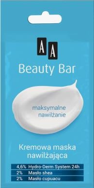 Кремовая увлажняющая маска AA Beauty Bar "Максимальное увлажнение", 8 мл