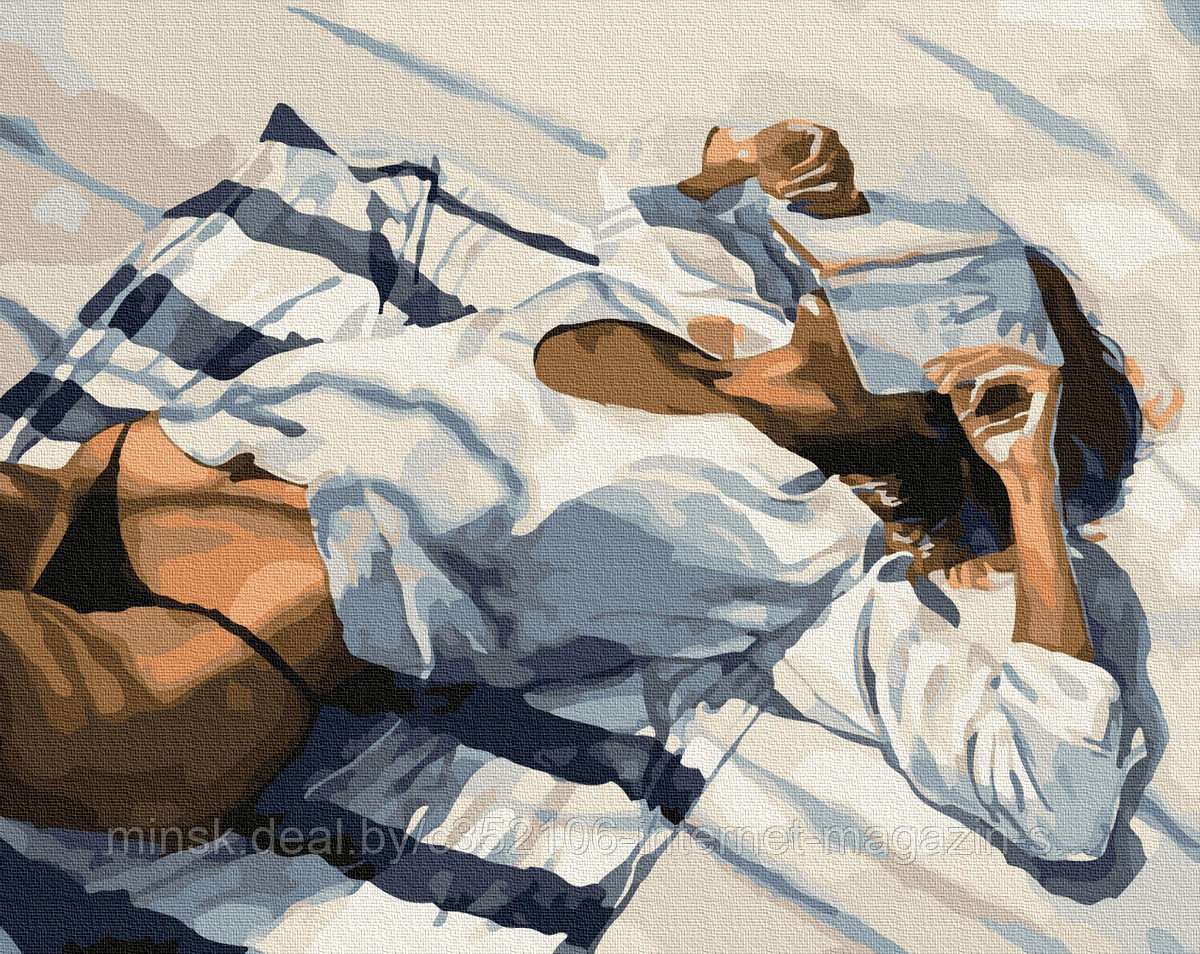 Рисование по номерам "Отдых на пляже" картина