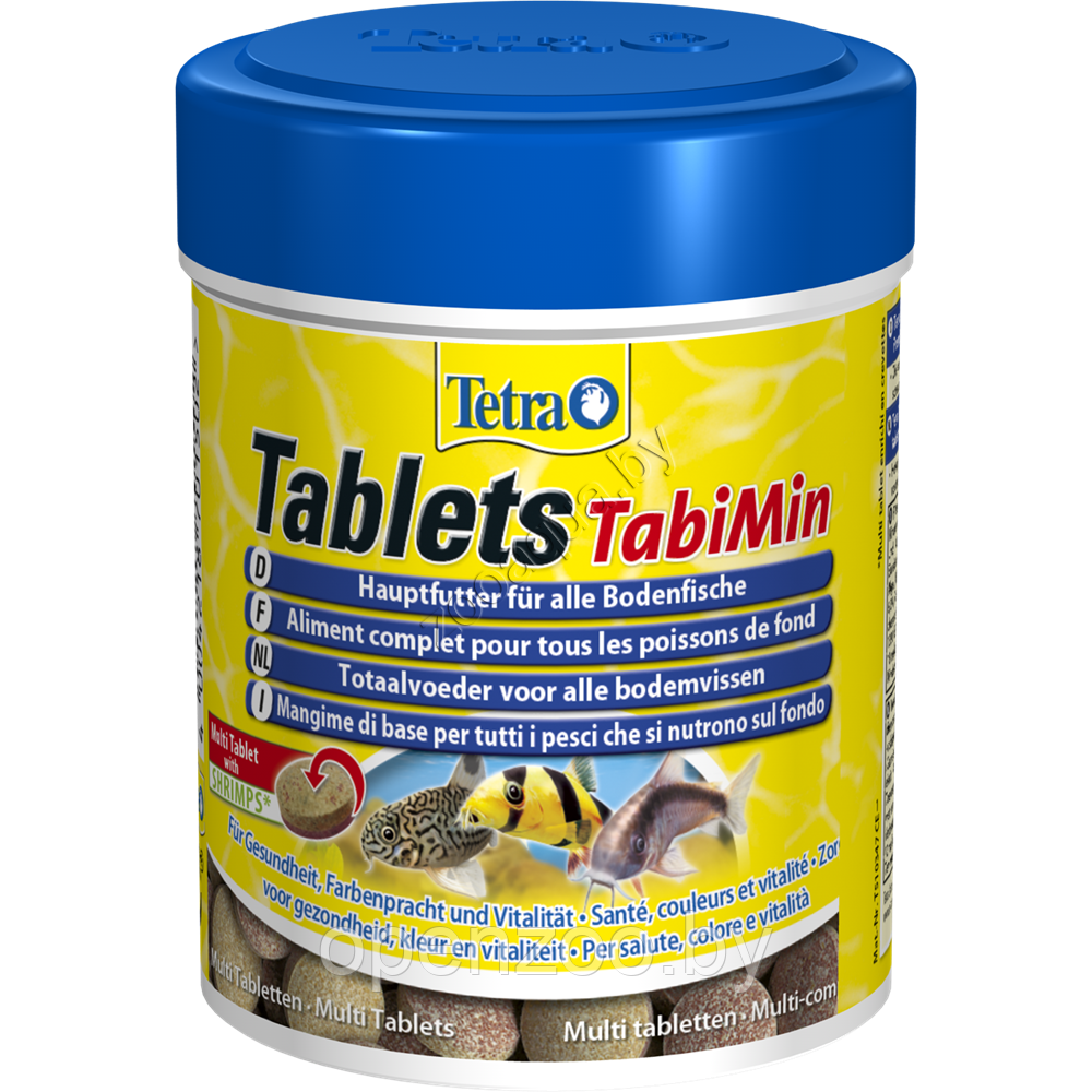 Tetra Tablets Tabi Min 58 табл., корм для всех видов донных рыб