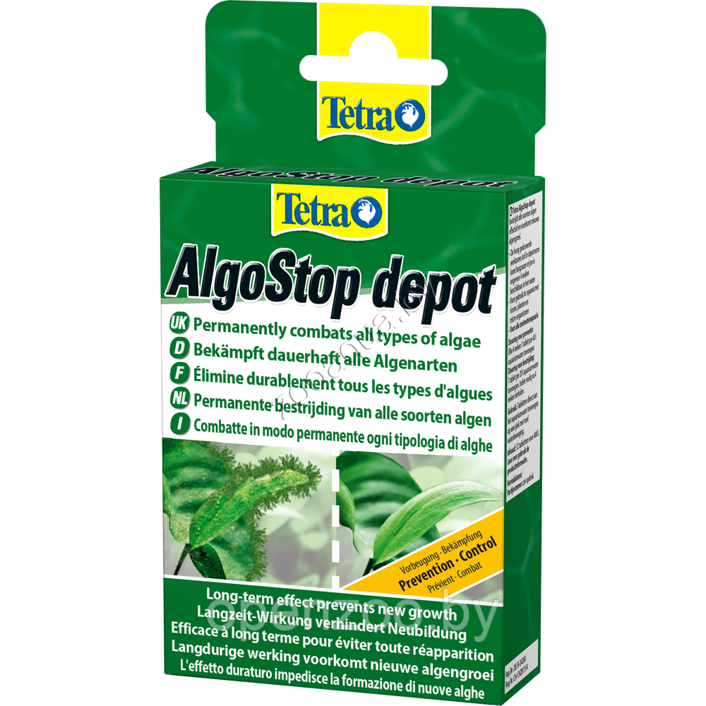Tetra AlgoStop Depot 12 капсул, для борьбы с нитчатыми и пучковатыми водорослями - фото 1 - id-p98318683