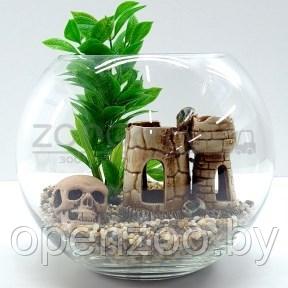 Аквариум Aqua круглый на 5 л. готовый комплект 4