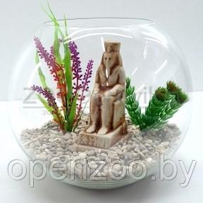 Аквариум Aqua круглый на 8 л. готовый комплект 2