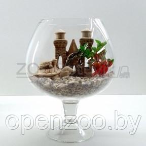 Аквариум Aqua бокал на 7 л. готовый комплект