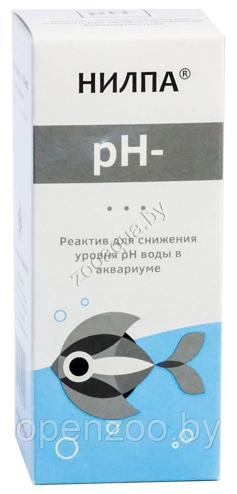 АкваМеню (Нилпа) "Реактив pH-" - реактив для уменьшения уровня кислотности среды - фото 1 - id-p109806376