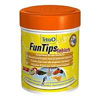 Tetra FunTips Tablets 165 табл - корм для всех видов рыб, можно приклеивать к стеклу аквариума