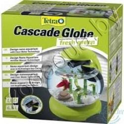 Tetra Аквариум Tetra Cascade Globe GREEN (зеленый) 6,8л круглый с LED светильником (256620)