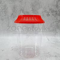 Аквариум пластик KW Zone PT-100 1 литр для петушков