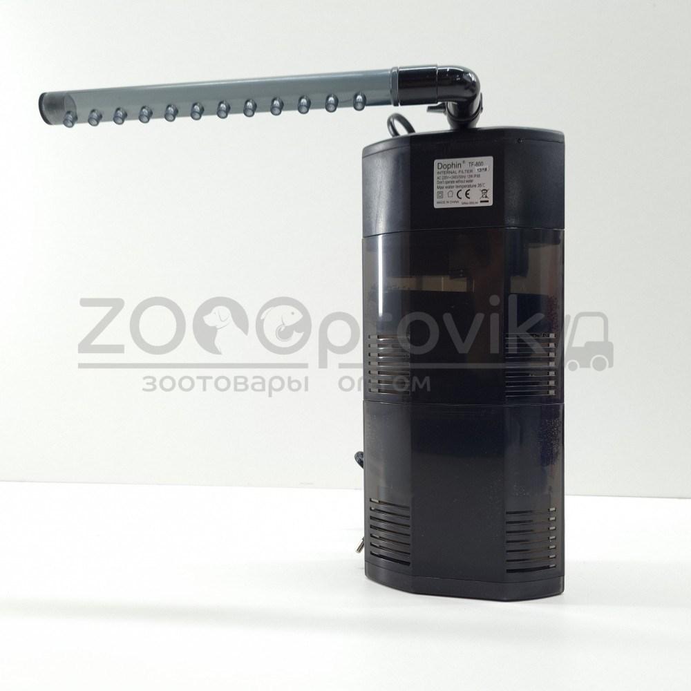 KW Zone Dophin TF-800 (KW) Угловой внутренний фильтр, 12 вт., 650 л.ч., с регулятором и дождиком - фото 4 - id-p155306046
