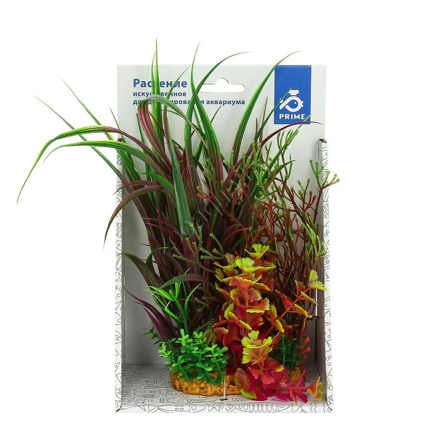PRIME Композиция из пластиковых растений 20см - фото 1 - id-p121584339