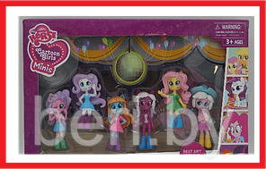 8029A Игровой набор Lively Horse MINIS, 6 куколок, аналог My Little Pony