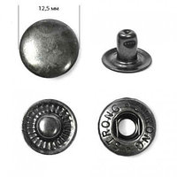 Кнопка №54 Альфа 12,5 мм (100 шт) Оксид