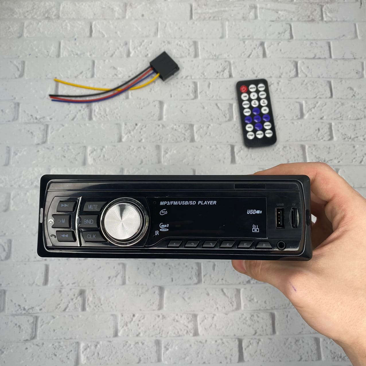 Автомагнитола Pioneer OK HD2782 (Bluetooth, USB, micro, AUX, FM, пульт)