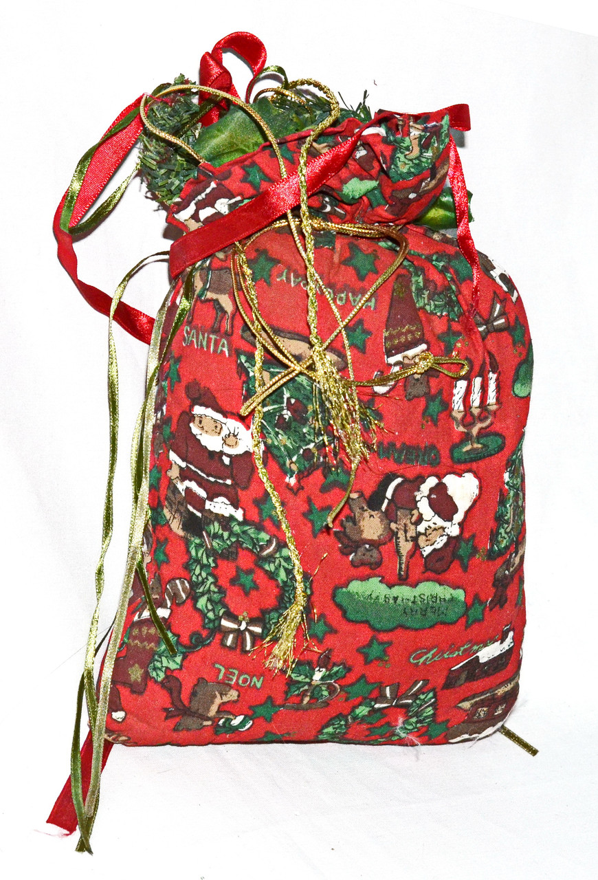 Украшение под ёлку "Рождественский мешок Санты" - фото 1 - id-p168980760