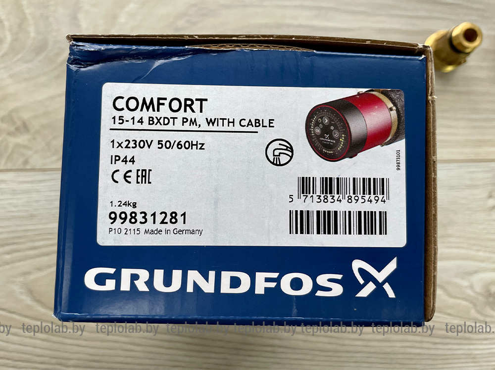 Циркуляционный насос Grundfos Comfort 15-14 BXDT PM, 220 В - фото 7 - id-p168986252
