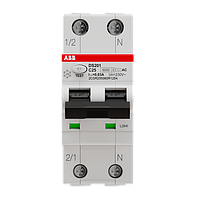 Дифф. авт. выключатель DS201 C25 AC30 1P+N C 25A 30mA 6kA 2M