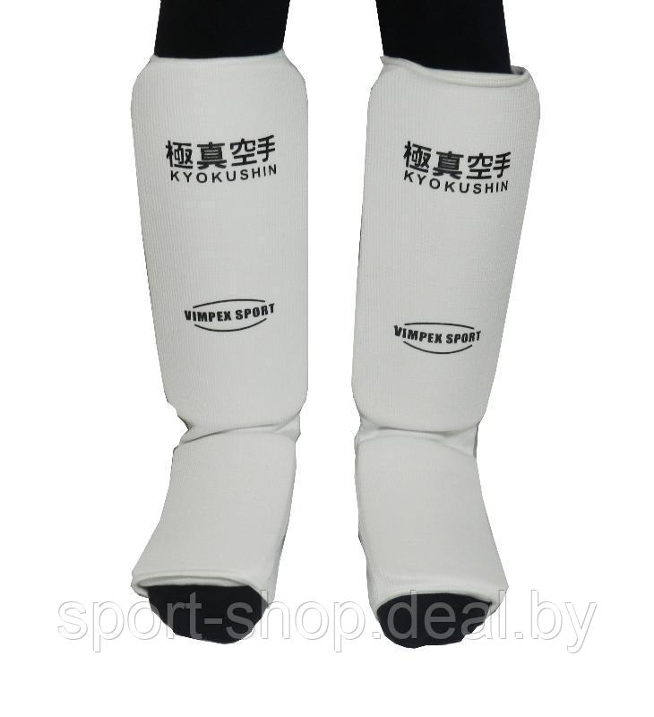 Защита ног киокушинкай VIMPEX SPORT 2730-KY Размер XL, защита ноги, защита голени, защита стопы - фото 1 - id-p168992264
