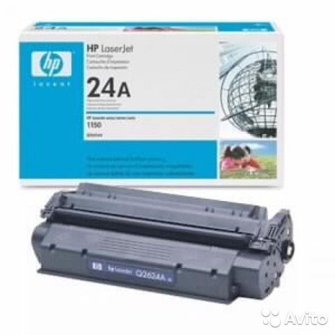 Заправка картриджа Q2624A  HP LJ 1050/1150