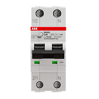 Дифф. авт. выключатель DS201 C40 AC30 1P+N C 40A 30mA 6kA 2M