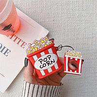 Чехол силиконовый для наушников AirPods 1/2 "Popcorn"