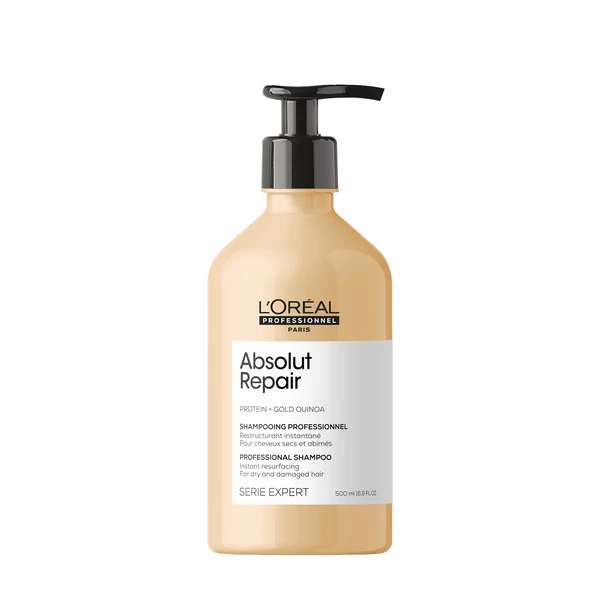 Шампунь для восстановления волос Loreal Absolut Repair Gold Quinoa+Protein, 500 мл