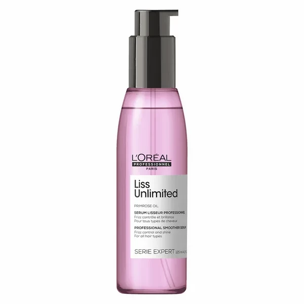 Разглаживающее термозащитное масло-сияние Loreal Professionnel Expert Liss Unlimited Blow-Dry Oil 125мл