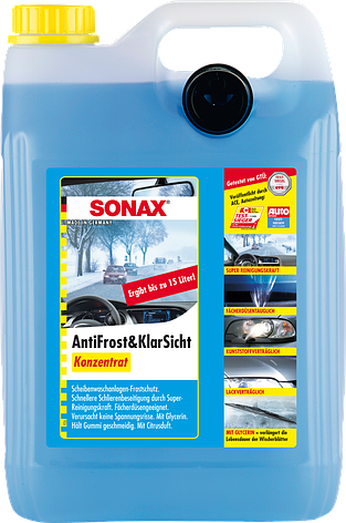 SONAX 332505 Жидкость-концентрат для омывателя 5л, фото 2