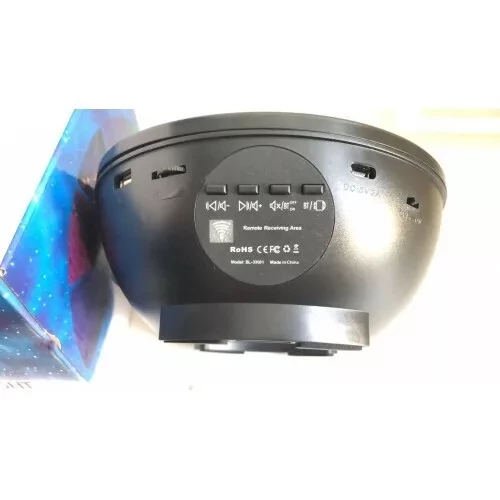 USB Светильник проектор звёздного неба с динамиком Starry Projector Light (черный) - фото 7 - id-p168992662