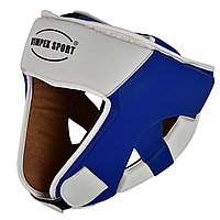 Шлем боксерский синий Vimpex Sport 5040 Размер L, шлем для бокса, шлем боксерский, шлем для единоборств