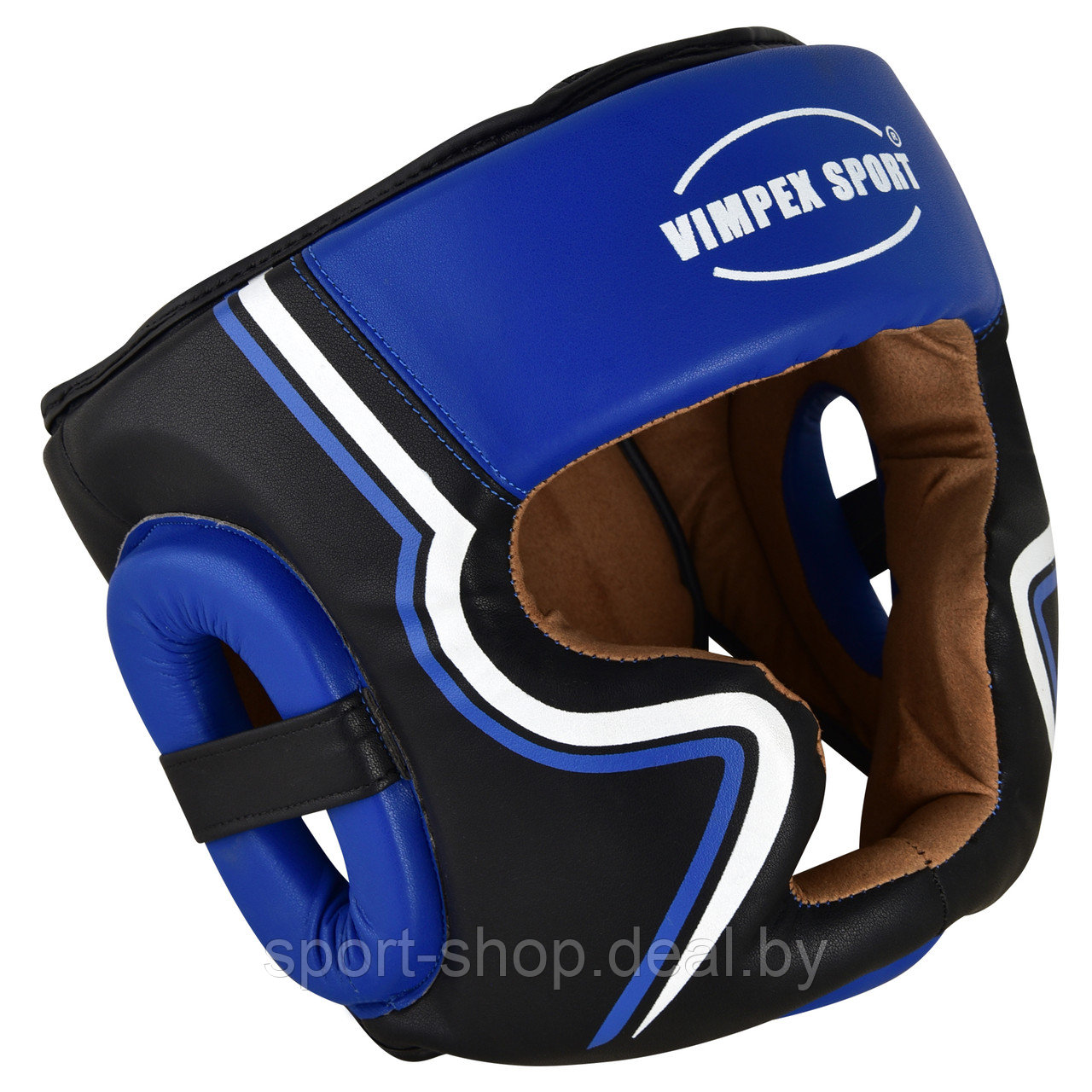 Шлем боксерский синий Vimpex Sport 5042 Размер L, шлем для бокса, шлем боксерский, шлем для единоборств - фото 1 - id-p168996762