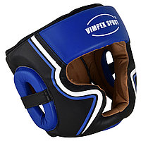 Шлем боксерский синий Vimpex Sport 5042 Размер M, шлем для бокса, шлем боксерский, шлем для единоборств