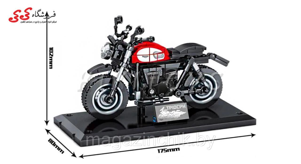 Конструктор Мотоцикл Triumph Street Scrambler, Sembo 701126, 205 дет Техник - фото 2 - id-p168997821