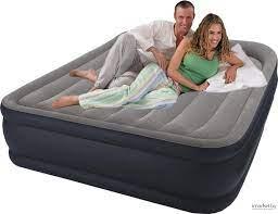 Надувная кровать Intex 64136 "Deluxe Pillow Rest Reised Bed" 152x203x42 см - фото 1 - id-p162498622