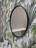 Зеркало круглое " Monarch" 700, HoReCa, Для дома, Для офиса, Салоны красоты, ванная комната, магазин, санузел, Черный