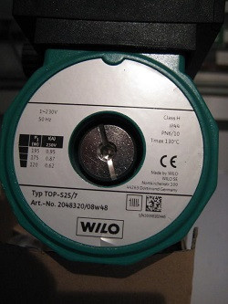 Wilo TOP-S 30/7 EM PN6/10, 220 В циркуляционный насос - фото 7 - id-p18699920