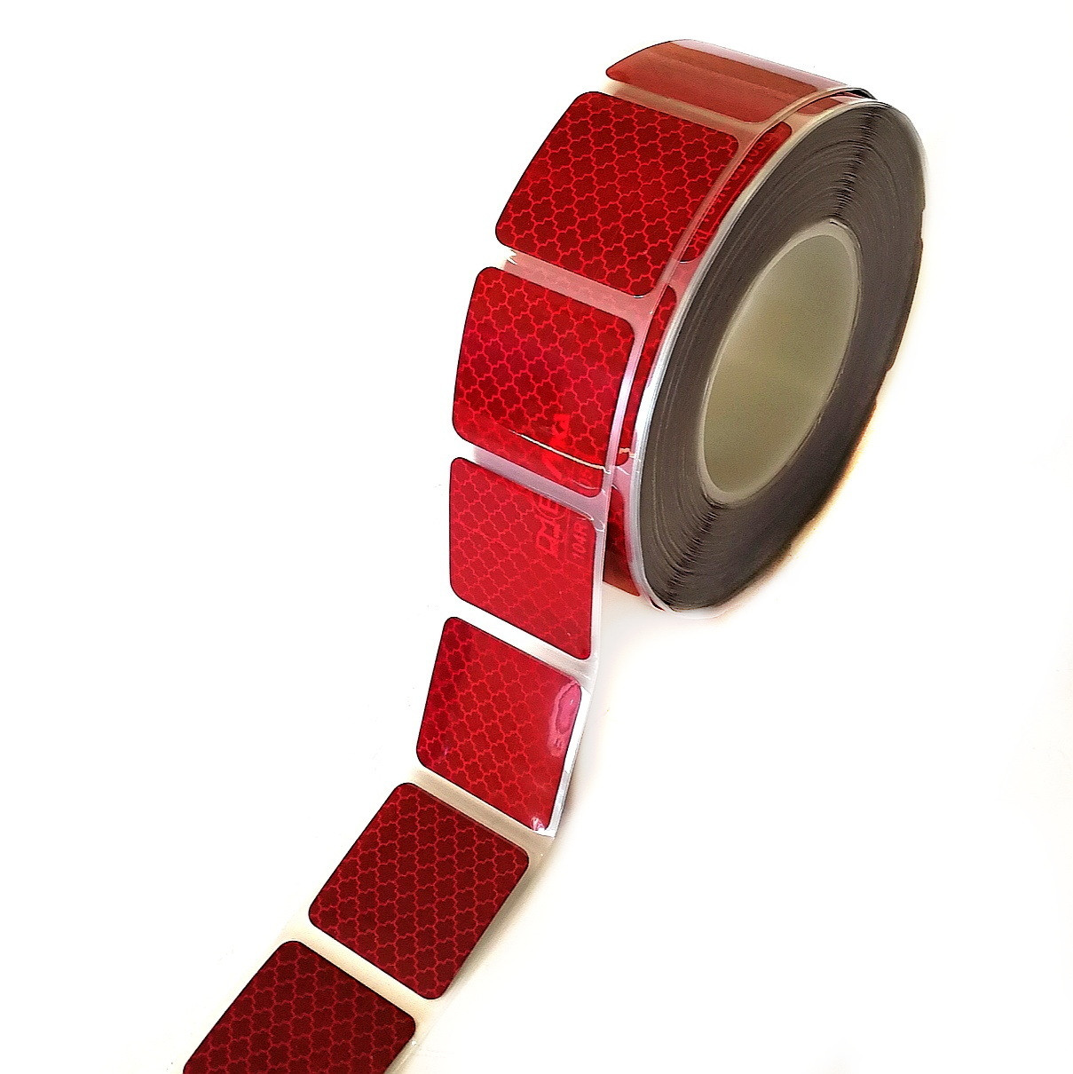 Световозвращающая лента сегментированная красная, DAMA DM9630SA (50м)