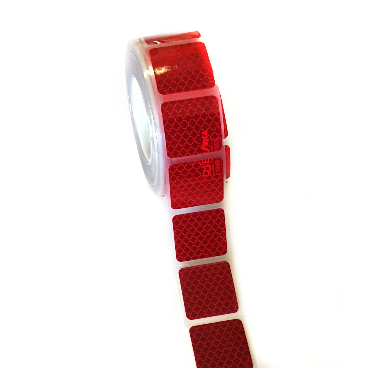 Световозвращающая лента красная сегментированная, DAMA DM9630SA (50 м) - фото 2 - id-p169014981