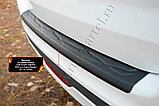 Накладка на задний бампер Lada (ВАЗ) Приора (хэтчбэк) 2012-2013, фото 4
