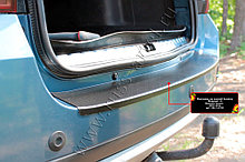 Накладка на задний бампер (Вариант 4) Renault Duster 2010-2014 (I поколение)