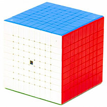 Кубик MoYu 9x9 MFJS Meilong / немагнитный / цветной пластик / без наклеек / Мою