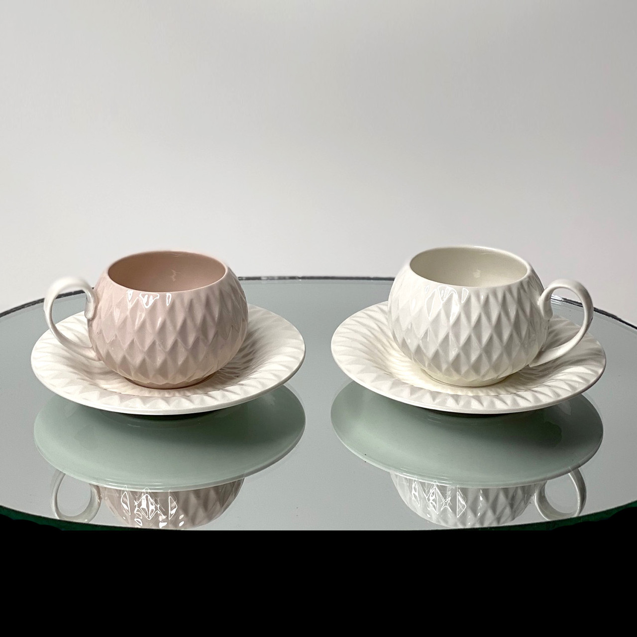 Чайно-кофейный набор на 2 персоны Зефирная геометрия