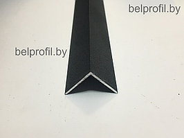 Уголок алюминиевый 20х20х1,5 (2.7 м), цвет черный мат