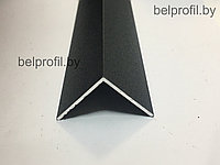 Уголок алюминиевый 30х30х1,5 (2,7 м), цвет черный мат, фото 1