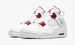 Кроссовки Nike Air Jordan 4 Retro (белые)