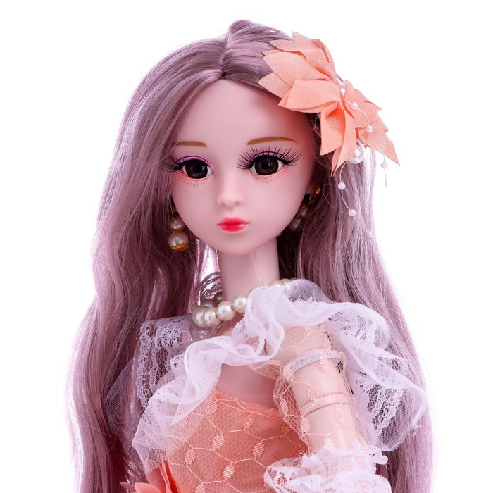 Кукла интерактивная шарнирная «Оля» в платье, с пультом - фото 2 - id-p169060097