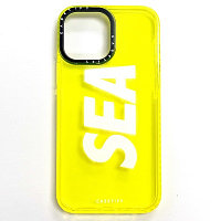 Силиконовый чехол Casetify Sea желтый для Apple iPhone 13 Pro Max