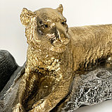 Статуэтка Тигр золотой- символ года 2022, фото 2