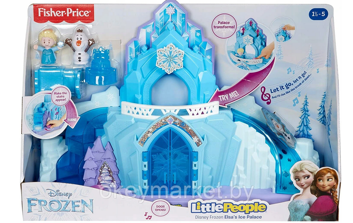 Игровой набор Fisher Price Little People Frozen Elsa, фото 2